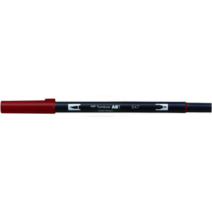 トンボ鉛筆 デュアルブラッシュペン ABT Crimson F040083-AB-T847-イメージ1