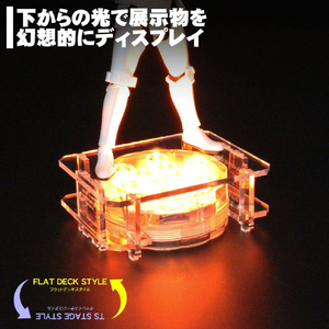JTT フィギュアステージ ライトアップベース TSA4タイプ LEDライト台座セット LBRGB-TSA4-SET-イメージ4