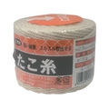 ユタカメイク 荷造り紐 たこ糸 2.5mm×65m 白652.5 FC920GF-7943563