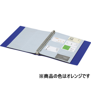 コクヨ 名刺ホルダーポジティ 500名分 オレンジ F826341-P3ﾒｲ-355NYR-イメージ2