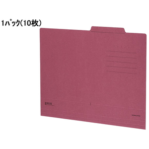 コクヨ NEOS 個別フォルダー A4 ワインレッド 10枚 F010584-A4-NEIF-DR-イメージ1