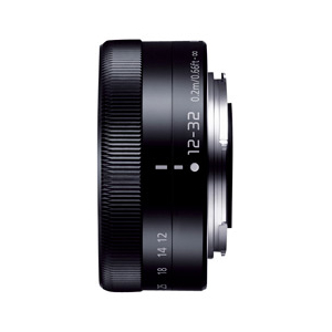 パナソニック ズームレンズ LUMIX G VARIO 12-32mm / F3.5-5.6 ASPH. / MEGA O.I.S. ブラック H-FS12032-K-イメージ2
