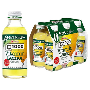 ハウス食品 C1000ビタミンレモン ゼロシュガー 140mL×6本 FCJ324N-イメージ1