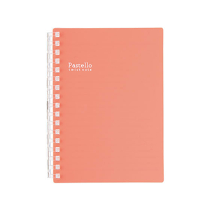 リヒトラブ Pastello ツイストノート A6 17穴 レッド FC09874-N1964-3-イメージ1
