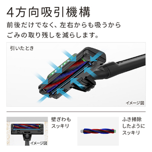 日立 サイクロンクリーナー 自走式パワーブラシ パワかるサイクロン マーブルアイボリー CV-SP300R C-イメージ6