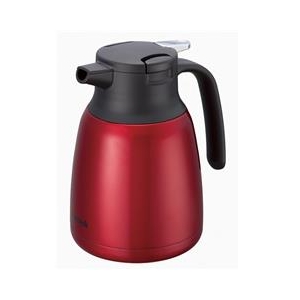 ピーコック ステンレス製ハンディポット(1.0L) レッド AHR-100R ピーコック ステンレス製ハンディポット(1.0L) レッド AHR-100R