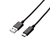 エレコム USB2．0ケーブル(認証品、A-C) 0．5m ブラック U2C-AC05NBK-イメージ1