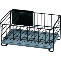 パール金属 珪藻土トレー水切りバスケットミニ ブラック FC784NM-HB-5316