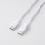 エレコム カチッとコネクターケーブル(USB Type-C(TM) - USB Type-C/60W) ホワイト MPA-CCMW10WH-イメージ1