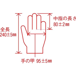 ファーストレイト プレミア・ニトリルPFグローブ ブルー M 100枚×40箱 FC405NT-FR-852-イメージ3