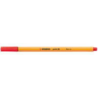 スタビロ 水性サインペン ポイント88 細字 0.4mm レッド FCV3580-88-40
