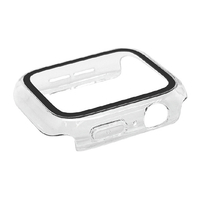 ラスタバナナ Apple Watch series8/7[41mm]用ガラス+PC一体型 防水ケース クリア GHB4625AW41