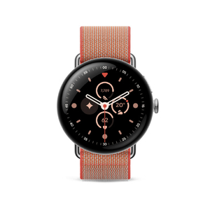 Google Google Pixel Watch(45 mm)用 パフォーマンス ループバンド ワンサイズ Canyon / Polished Silver ステンレススチール ラグ GA11637-WW-イメージ3