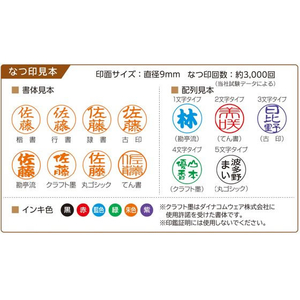 シヤチハタ キャップレス9 メールオーダー式 珈琲 FC038TF-XL-CLNBP3/MO-イメージ8