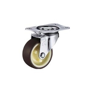 ハンマーキャスター Eシリーズ自在ウレタン車40mm 420E-UR40-BAR01-イメージ1