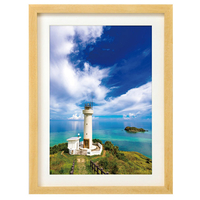 ハクバ 木製額縁 MM-01 A4サイズ アクリル スタンド付 ナチュラル FWMM01-NTA4A