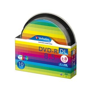 Verbatim データ用DVD-R DL 8.5GB 2-8倍速 スピンドルケース 10枚入り DHR85HP10SV1 Verbatim データ用DVD-R DL 8.5GB 2-8倍速 スピンドルケース 10枚入り DHR85HP10SV1