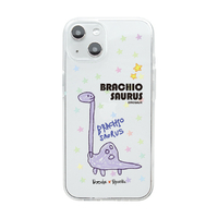 Dparks iPhone 14用ソフトクリアケース DINO BRACHIOSAURUS DS24129I14