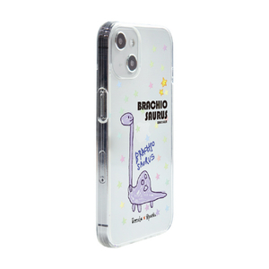 Dparks iPhone 14用ソフトクリアケース DINO BRACHIOSAURUS DS24129I14-イメージ3