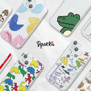 Dparks iPhone 14用ソフトクリアケース DINO BRACHIOSAURUS DS24129I14-イメージ6