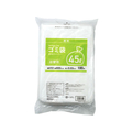 Forestway 詰替用ゴミ袋 透明 45L 100枚 1袋 F870032-FRW669139