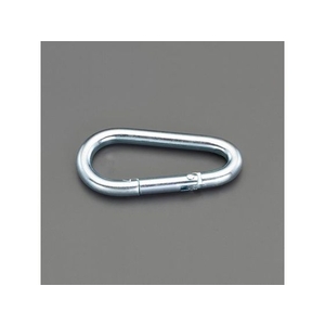 エスコ スナップフック 鉄亜鉛メッキ 6.0×60.0mm FCY8363-EA638JP-131-イメージ1
