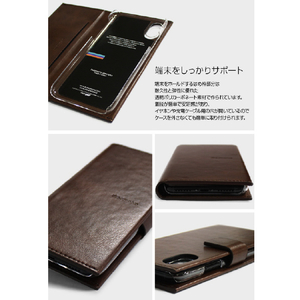 dreamplus iPhone XS/X用ケース business JACKET ブラック DP10129I8-イメージ6