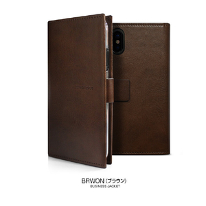 dreamplus iPhone XS/X用ケース business JACKET ブラック DP10129I8-イメージ9