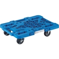 トラスコ中山 TRUSCO ルートバンメッシュタイプ 515×385 4輪自在 ストッパー付 青 FC017GZ-8564259