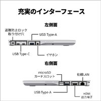 富士通 FMVU77K3W5 14型WUXGA/Core Ultra 7 155H/Arcグラフィックス