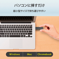 I・Oデータ SSPS-US1GR スティック型SSD(1TB) グレー×ブラック