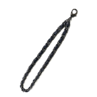 abbi Leather Chain Hand Strap ネイビー 7129CN