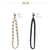 abbi Leather Chain Hand Strap ネイビー 7129CN-イメージ4
