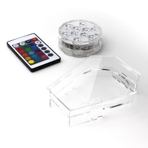 JTT フィギュアステージ ライトアップベース TSA5タイプ LEDライト台座セット LBRGBTSA5SET-イメージ1