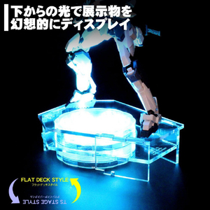 JTT フィギュアステージ ライトアップベース TSA5タイプ LEDライト台座セット LBRGBTSA5SET-イメージ4