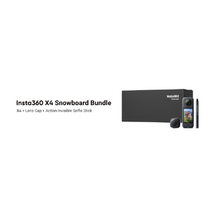 insta360 X4 360度アクションカメラ スノーボードバンドル ブラック CINSABMA-X432-イメージ3