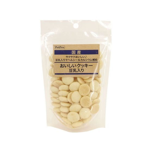 ペットプロジャパン 国産おやつ おいしいクッキー 豆乳入り 65g FC420NW-イメージ1