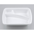 シーピー化成 弁当容器 BFランチ1オカズホワイト本体 50枚 FCG325V-00206903