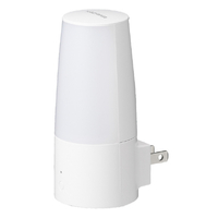 ヤザワ コンセント式明暗ナイトライト調色・回転タイプ NASC75WH