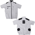 サンコー 冷蔵服4 半袖 5L シルバーグレー TKWE25SGY5L