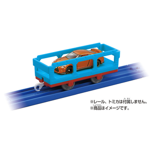 タカラトミー プラレール KF-10 トミカ搭載貨車 Pﾚ-ﾙKF10ﾄﾐｶﾄｳｻｲｶｼﾔN-イメージ3