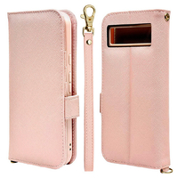 ラスタバナナ Google Pixel 8a用ハンドストラップ付き手帳型ケース ライトピンク 7902PXL8ABHSLPK