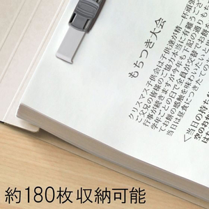 プラス フラットファイル 縦罫線タイプ A5E グレー FCF531T-NO.042NT/98-279-イメージ2