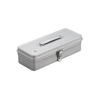 トラスコ中山 TRUSCO　トランク型工具箱　W320XD137XH96．5　シルバー T-320SV