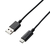 エレコム USB2．0ケーブル(準拠、A-C) 1．0m ブラック MPA-AC10BK-イメージ1