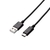エレコム USB2．0ケーブル(認証品、A-C) 1．5m ブラック U2C-AC15NBK-イメージ1