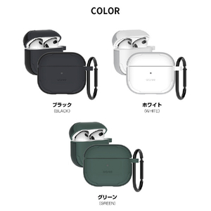 araree AirPods (第3世代)用ハイブリッドケース DUPLE ブラック AR23130AP3-イメージ11