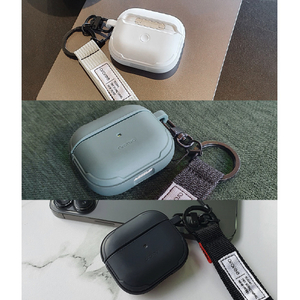 araree AirPods (第3世代)用ハイブリッドケース DUPLE ブラック AR23130AP3-イメージ5