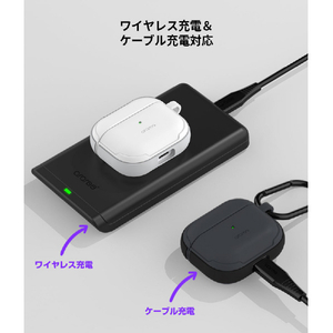 araree AirPods (第3世代)用ハイブリッドケース DUPLE ブラック AR23130AP3-イメージ8