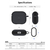 araree AirPods (第3世代)用ハイブリッドケース DUPLE ブラック AR23130AP3-イメージ12